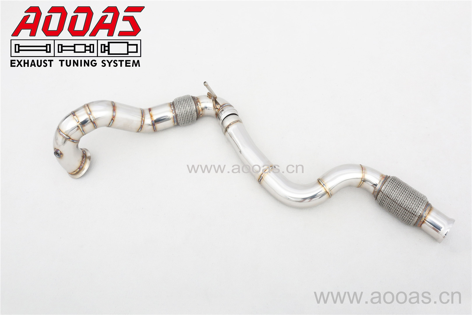 Mercedes Benz A45  All SS304 / Decat (Catless) Downpipe
